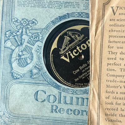 LOT 79B: Early Vintage RCA & Columbia 8” Vinyl Records
