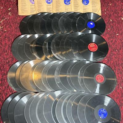 LOT 80B: Vintage 12” Vinyl Record Collection: Victrola, Chest Records & Columbia