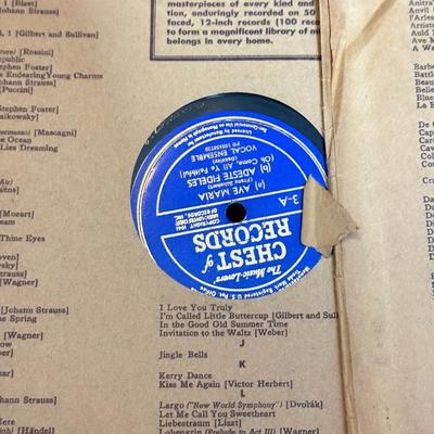 LOT 80B: Vintage 12” Vinyl Record Collection: Victrola, Chest Records & Columbia