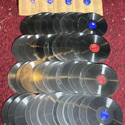 LOT 80B: Vintage 12” Vinyl Record Collection: Victrola, Chest Records & Columbia