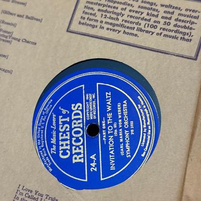 LOT 80B: Vintage 12” Vinyl Record Collection: Victrola, Chest Records & Columbia