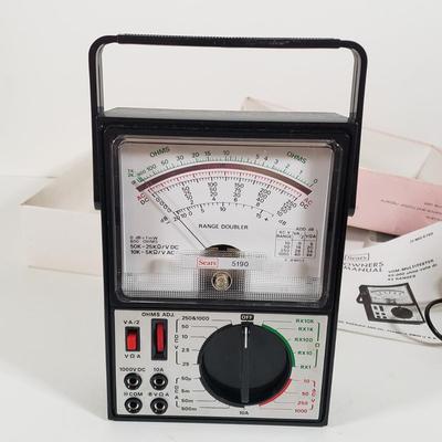 LOT 83X: Vintage Engineering Supplies; German Lietz Compass, Slide Rules, Multitester, and More