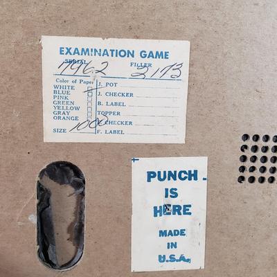 LOT 85X: Vintage Punchboard Gambling Countertop Promotional Game In the Lather