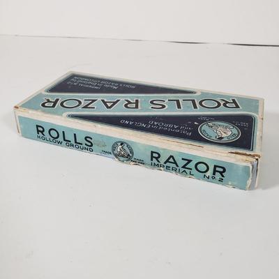LOT 88X: Vintage Rolls Razor, EX Lax and Terpoflor Tins