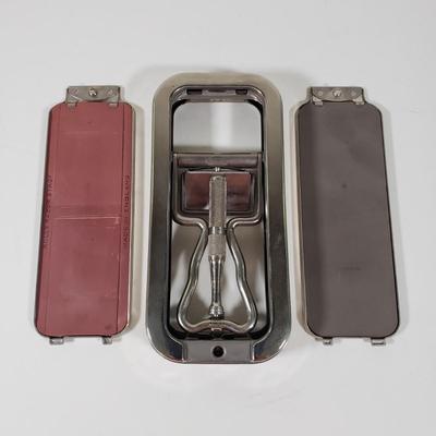 LOT 88X: Vintage Rolls Razor, EX Lax and Terpoflor Tins