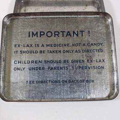 LOT 88X: Vintage Rolls Razor, EX Lax and Terpoflor Tins