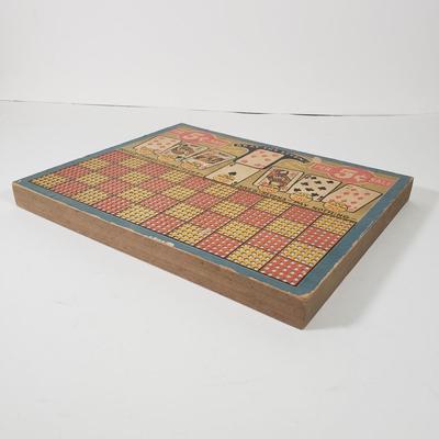 LOT 89X: Vintage Punchboard Countertop Game with KEM Playing Cards