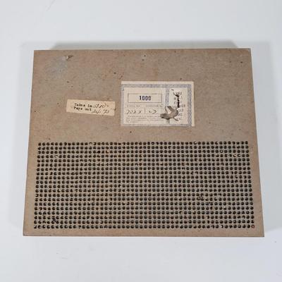 LOT 89X: Vintage Punchboard Countertop Game with KEM Playing Cards