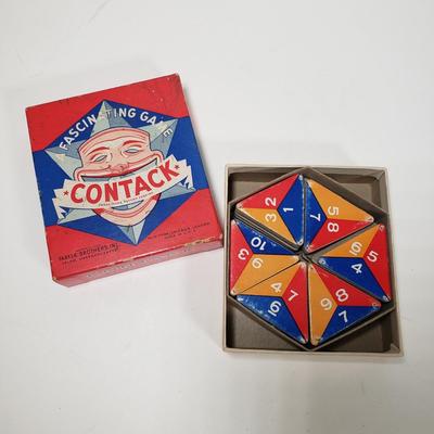 LOT 90X: Antique Stereoscope Viewer and Contack Parker Bros Game