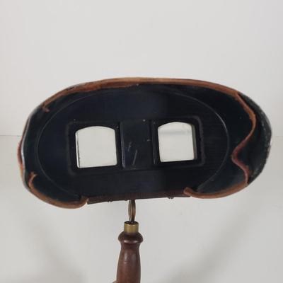 LOT 90X: Antique Stereoscope Viewer and Contack Parker Bros Game