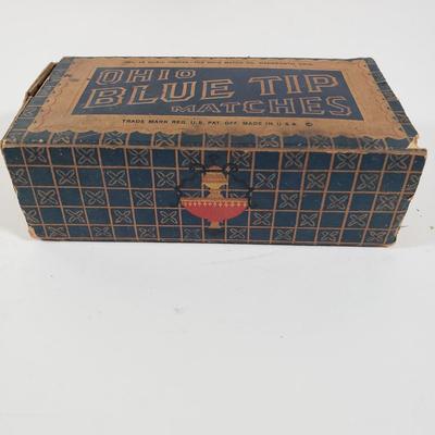 LOT 91X: Vintage Smoker Collection; Nimrod Pipelighter, Chesterfield, Ohio Blue Tip Matches, and More