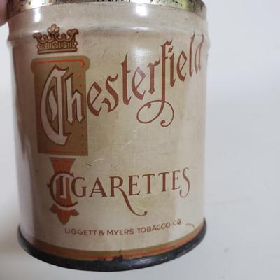 LOT 91X: Vintage Smoker Collection; Nimrod Pipelighter, Chesterfield, Ohio Blue Tip Matches, and More