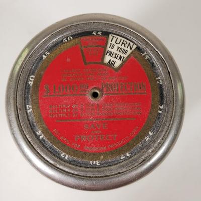 LOT 92X: Vintage Metal Promotional Savings Banks