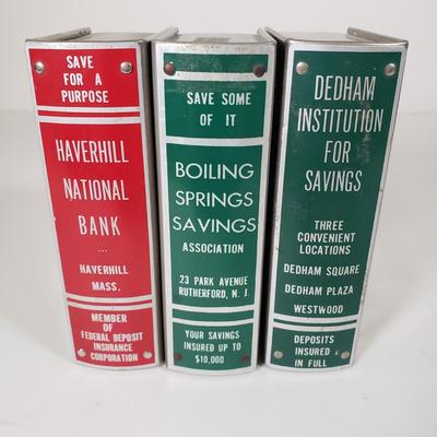 LOT 92X: Vintage Metal Promotional Savings Banks