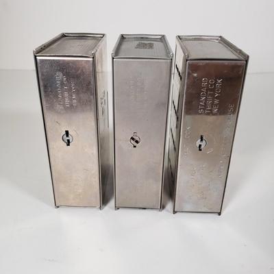 LOT 92X: Vintage Metal Promotional Savings Banks