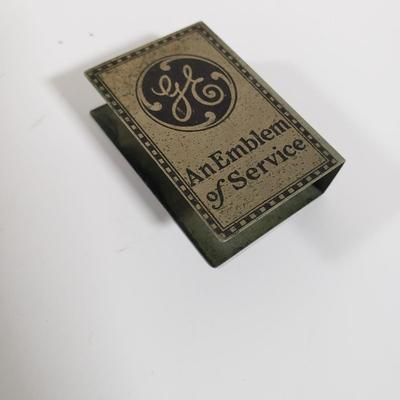 LOT 96X: GE Collectors Items; Zippo Tape Measure, Service Items, and More