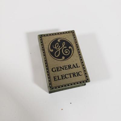 LOT 96X: GE Collectors Items; Zippo Tape Measure, Service Items, and More
