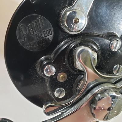 LOT 97X: Penn Surfmaster, Gold Number Game, Pocket Knife, Hand Painted Ducks, and More