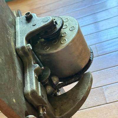 LOT 104H: Edison Phonograph Horn Rods & Mechanism for Phonographs