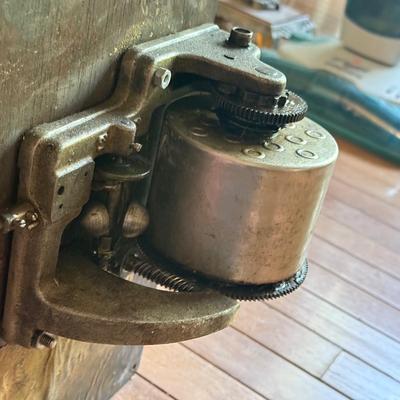 LOT 104H: Edison Phonograph Horn Rods & Mechanism for Phonographs
