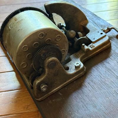 LOT 104H: Edison Phonograph Horn Rods & Mechanism for Phonographs