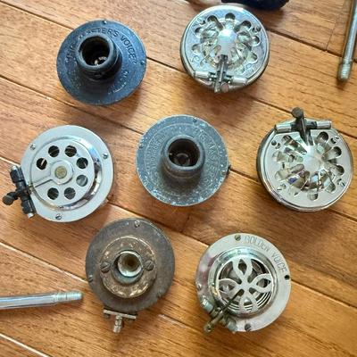 LOT 105K: Phonograph/Gramophone Parts: HMV, Nissan, Golden Voice Reform Sound Boxes (Reproducer) & Cranks