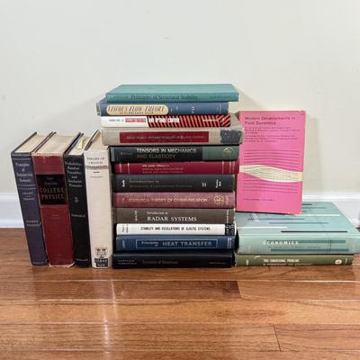 LOT 110F: 1970s Books on Heat Transfer, Physics, Structural Stability, Fluid Dynamics & More