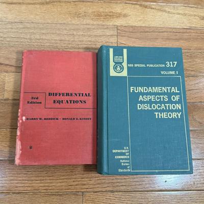 LOT 111F: 1960s Scientific Textbooks, Manuals, Equations & More