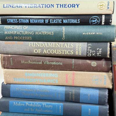 LOT 112F: 1960s Books on Mechanical Engineering, Scientific Theories, Fluid Mechanics & More