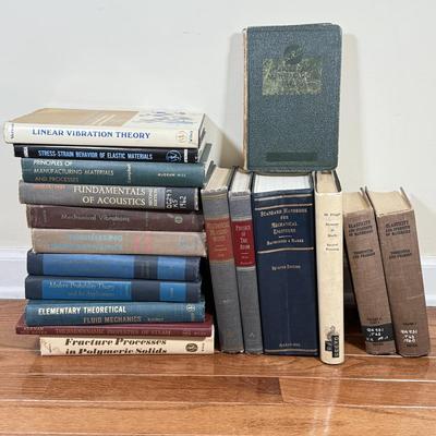 LOT 112F: 1960s Books on Mechanical Engineering, Scientific Theories, Fluid Mechanics & More