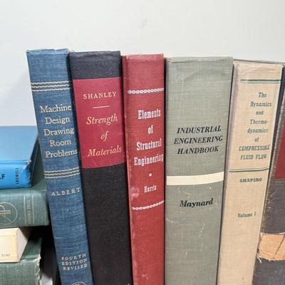 LOT 113F: 1950s Scientific Books: RCA Radiotron Designer's Handbook, Fluid Mechanics, Industrial Engineering, Elasticity & More