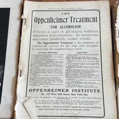 LOT 115F: Antique Munsey's Magazines w/ Antique Books: Dyke's Automobile and Gasoline Engine Encyclopedia & Johnson's...