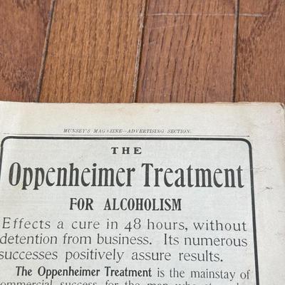 LOT 115F: Antique Munsey's Magazines w/ Antique Books: Dyke's Automobile and Gasoline Engine Encyclopedia & Johnson's...