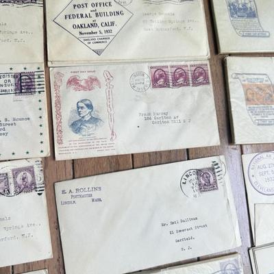 LOT 118F: 1930s First Day Issue Stamp Covers