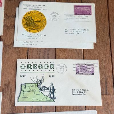 LOT 120F: 1930s First Day Issue Stamp Covers