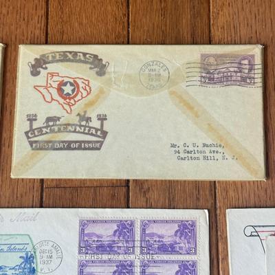 LOT 122K: 1930s First Day Issue Stamp Covers