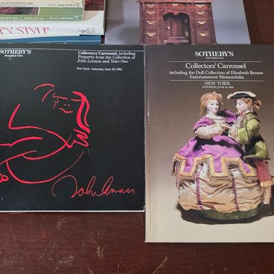 LOT 133F: Vintage Collection of Books/Catalogs on Art, Antiques & Furniture From Sotheby's & More
