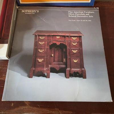 LOT 133F: Vintage Collection of Books/Catalogs on Art, Antiques & Furniture From Sotheby's & More