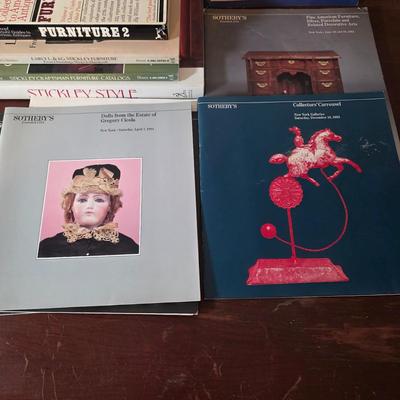 LOT 133F: Vintage Collection of Books/Catalogs on Art, Antiques & Furniture From Sotheby's & More