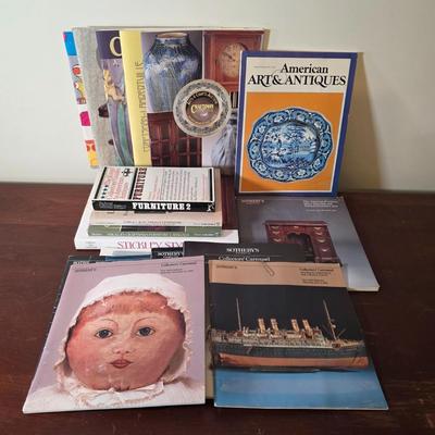 LOT 133F: Vintage Collection of Books/Catalogs on Art, Antiques & Furniture From Sotheby's & More