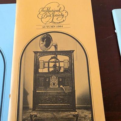 LOT 134F: Vintage Collection of Mechanical Music Box Journals & Music Box/Instrument Repair Instructional Books
