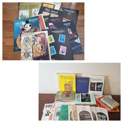 LOT 134F: Vintage Collection of Mechanical Music Box Journals & Music Box/Instrument Repair Instructional Books
