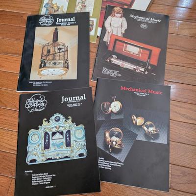 LOT 134F: Vintage Collection of Mechanical Music Box Journals & Music Box/Instrument Repair Instructional Books