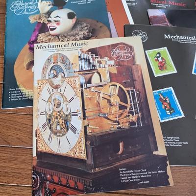 LOT 134F: Vintage Collection of Mechanical Music Box Journals & Music Box/Instrument Repair Instructional Books
