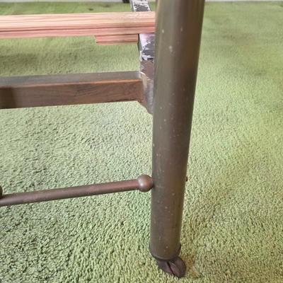 LOT 135Y: Antique/Vintage Brass Full Size Bed