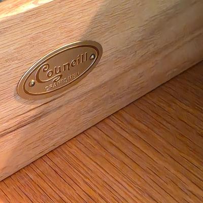 LOT 136Y: Vintage Councill Craftsmen Chippendale Style Mahagony Eight-Drawer Chest
