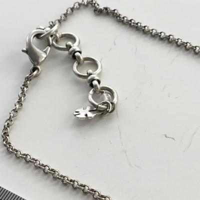 Shamerok marked beautiful silver tone necklace