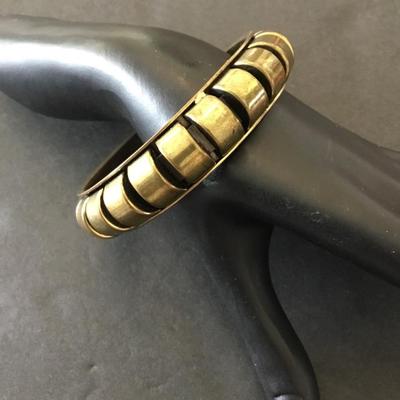Vintage, brass, polish brass, Bengal bracelet