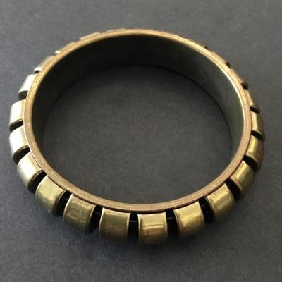 Vintage, brass, polish brass, Bengal bracelet