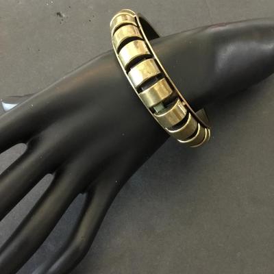 Vintage, brass, polish brass, Bengal bracelet